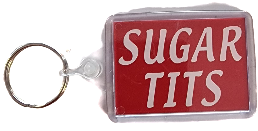 Sugar Tits (Basic Design) Keyring